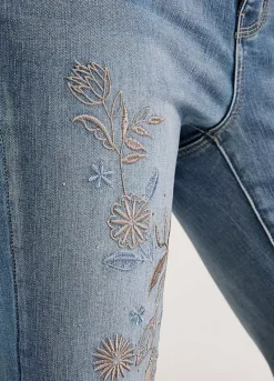 Heine Tummy Trimming Embroidered Jeans -Garmonic Sales Store Heine Tummy Trimming Embroidered JeansG64966FRSP W02
