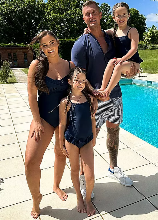 Jac Jossa Navy Twist Bust Swimsuit 2 Jac Jossa Navy Twist Bust Swimsuit - Image 2