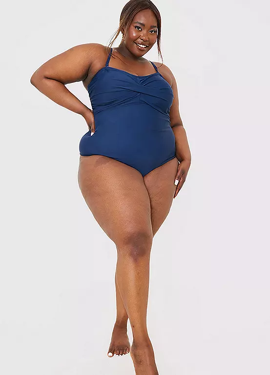 Jac Jossa Navy Twist Bust Swimsuit 11 Jac Jossa Navy Twist Bust Swimsuit - Image 11