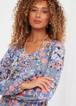 Joe Browns Blissful Blooms Tunic -Garmonic Sales Store Joe Browns Blissful Blooms Tunic66W573FRSP W02