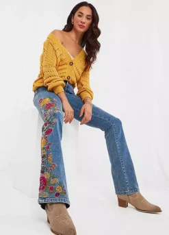 Joe Browns Festival Fun Embroidered Jeans -Garmonic Sales Store Joe Browns Festival Fun Embroidered Jeans89H206FRSP W03