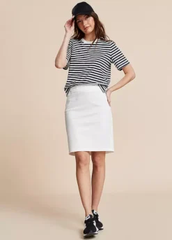 Kaleidoscope White Comfort Fit Skirt 8 Kaleidoscope White Comfort Fit Skirt -Garmonic Sales Store Kaleidoscope White Comfort Fit Skirt13T817FRSP W01