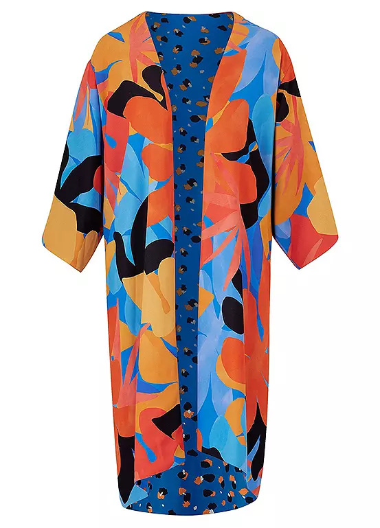 Love Mark Heyes Printed Reversible Kimono 2 Love Mark Heyes Printed Reversible Kimono - Image 2