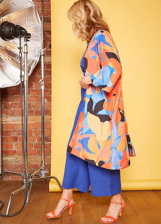 Love Mark Heyes Printed Reversible Kimono 3 Love Mark Heyes Printed Reversible Kimono - Image 3