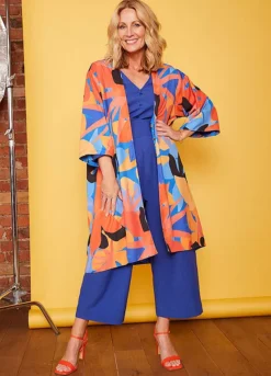 Love Mark Heyes Printed Reversible Kimono 10 Love Mark Heyes Printed Reversible Kimono -Garmonic Sales Store Love Mark Heyes Printed Reversible Kimono53E513FRSP W02