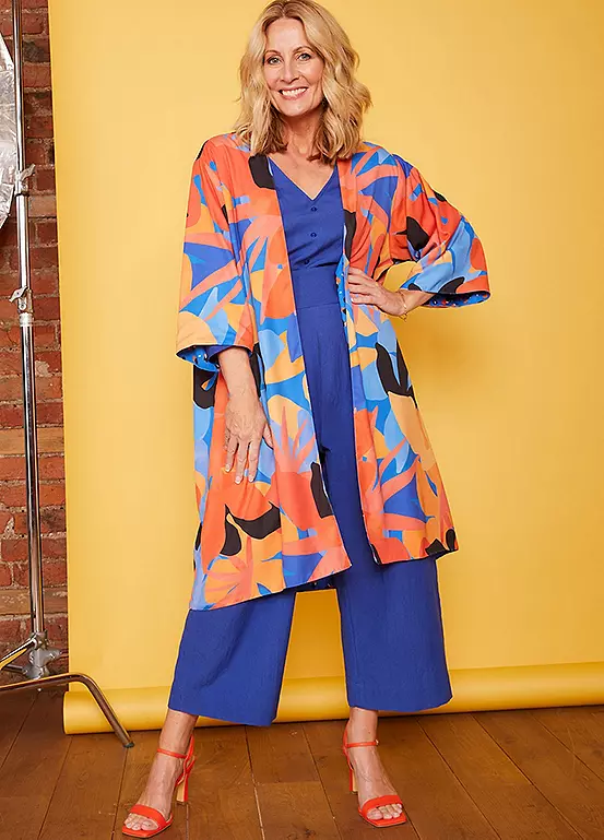 Love Mark Heyes Printed Reversible Kimono 4 Love Mark Heyes Printed Reversible Kimono - Image 4