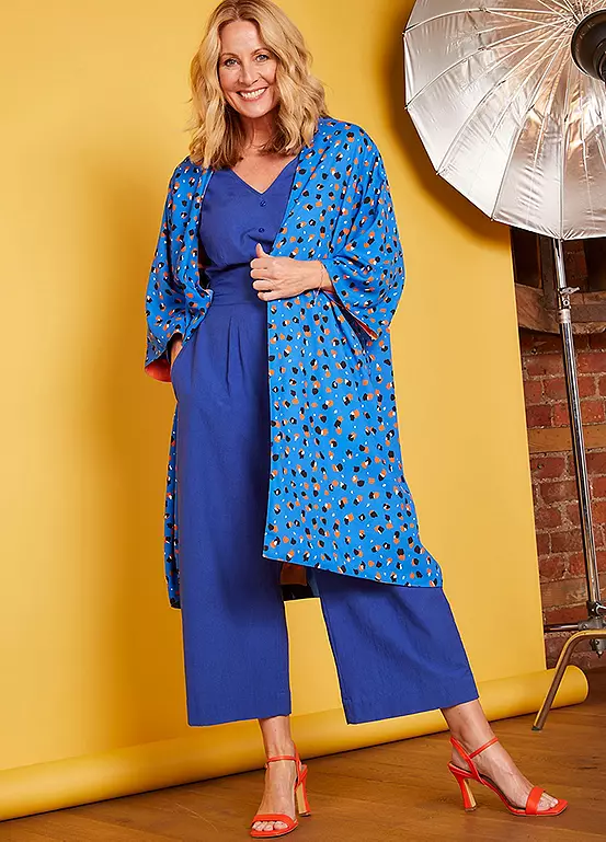 Love Mark Heyes Printed Reversible Kimono 5 Love Mark Heyes Printed Reversible Kimono - Image 5