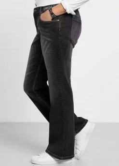 Sheego Maila Bootcut Stretch Jeans -Garmonic Sales Store Maila Bootcut Stretch Jeans37J868FRSP W01