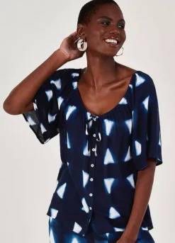 Monsoon Batik Triangle Top