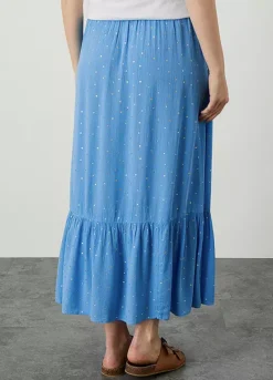 Monsoon Boho Foil Maxi Tier Skirt -Garmonic Sales Store Monsoon Boho Foil Maxi Tier Skirt98S343FRSP W01