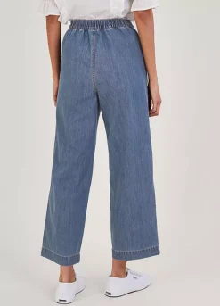 Monsoon Harper Crop Wide Leg Pull On Jeans Short 6 Monsoon Harper Crop Wide Leg Pull On Jeans Short -Garmonic Sales Store Monsoon Harper Crop Wide Leg Pull On Jeans Short57E625FRSP W01