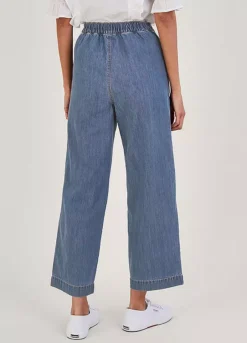 Monsoon Harper Crop Wide Leg Pull-on Jeans -Garmonic Sales Store Monsoon Harper Crop Wide Leg Pull on Jeans30B490FRSP W01