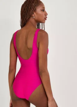 Monsoon Ring Detail Swimsuit With Recycled Polyester -Garmonic Sales Store Monsoon Ring Detail Swimsuit with Recycled Polyester61H550FRSP W01