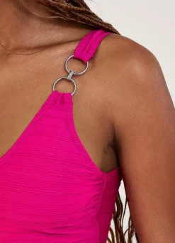 Monsoon Ring Detail Swimsuit With Recycled Polyester -Garmonic Sales Store Monsoon Ring Detail Swimsuit with Recycled Polyester61H550FRSP W02