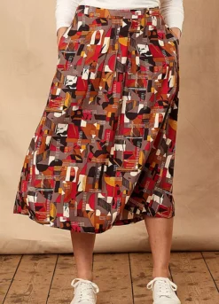 Nomads Tencel Textured Lyocell Midi Skirt