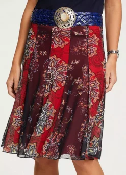 Patterned Maxi Skirt -Garmonic Sales Store Patterned Maxi SkirtJ32277FRSP W01