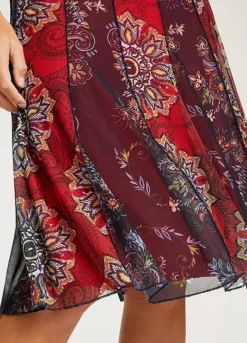 Patterned Maxi Skirt -Garmonic Sales Store Patterned Maxi SkirtJ32277FRSP W03