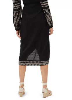 Phase Eight Debby Embroidered Maxi Skirt -Garmonic Sales Store Phase Eight Debby Embroidered Maxi Skirt83D812FRSP W01