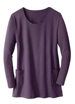 Pocket Detailed Tunic Top 14 Pocket Detailed Tunic Top -Garmonic Sales Store Pocket Detailed Tunic TopH00265FRSC