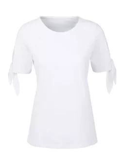 Round Neck Tie-Sleeve Top -Garmonic Sales Store Round Neck Tie Sleeve TopG45452FRSC