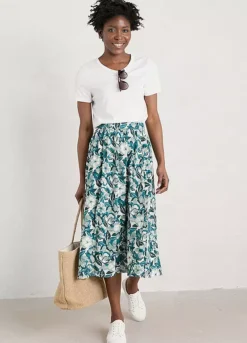 Seasalt Cornwall Ready Sail Skirt Teal -Garmonic Sales Store Seasalt Cornwall Ready Sail Skirt Teal77B096FRSP W02