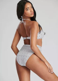 South Beach Polka Dot Ruched Bikini Top & High Waist Bikini Brief Set 6 South Beach Polka Dot Ruched Bikini Top & High Waist Bikini Brief Set -Garmonic Sales Store South Beach Polka Dot Ruched Bikini Top High Waist Bikini Brief Set87G560FRSP W01