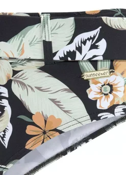 Sunseeker High Waist Tropical Print Bikini Bottom -Garmonic Sales Store Sunseeker High Waist Tropical Print Bikini Bottom10561746FRSC W01