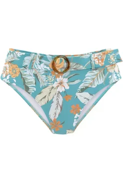 Sunseeker High Waist Tropical Print Bikini Bottom -Garmonic Sales Store Sunseeker High Waist Tropical Print Bikini Bottom53390212FRSC