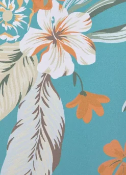 Sunseeker High Waist Tropical Print Bikini Bottom -Garmonic Sales Store Sunseeker High Waist Tropical Print Bikini Bottom53390212FRSC W02