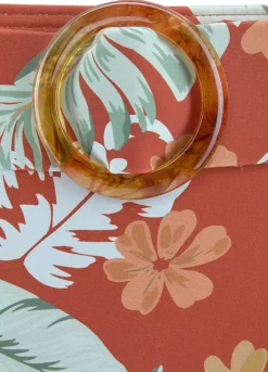 Sunseeker High Waist Tropical Print Bikini Bottom -Garmonic Sales Store Sunseeker High Waist Tropical Print Bikini Bottom85687150FRSC W01