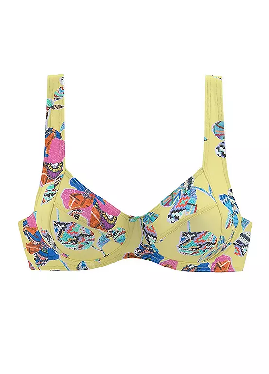 Sunseeker Patchwork Floral Print Underwired Bikini Top 5 Sunseeker Patchwork Floral Print Underwired Bikini Top - Image 5