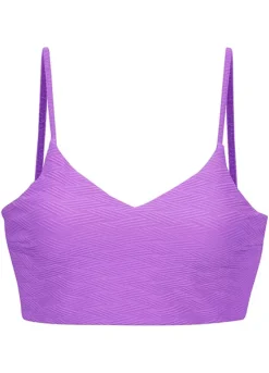 Sunseeker Textured Pattern Cropped Bikini Top -Garmonic Sales Store Sunseeker Textured Pattern Cropped Bikini Top84379411FRSC