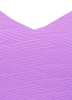 Sunseeker Textured Pattern Cropped Bikini Top -Garmonic Sales Store Sunseeker Textured Pattern Cropped Bikini Top84379411FRSC W01