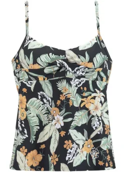 Garmonic Sales Store -Garmonic Sales Store Sunseeker Tropical Print Underwired Tankini Top58796154FRSC