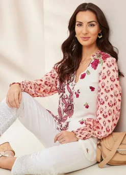 Together! Together Mix Print Blouse