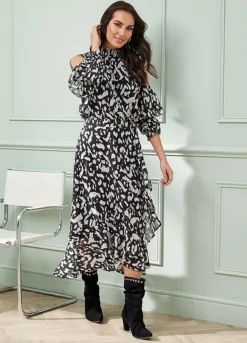 Together! Together Mono Print Skirt -Garmonic Sales Store Together Mono Print Skirt13J844FRSP W02