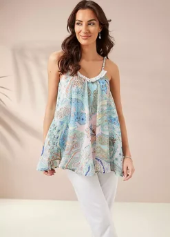 Together! Together Print Swing Top -Garmonic Sales Store Together Print Swing Top34X895FRSP W03