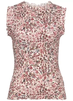 Garmonic Sales Store -Garmonic Sales Store Vivance Floral Print Sleeveless Blouse18313053FRSC