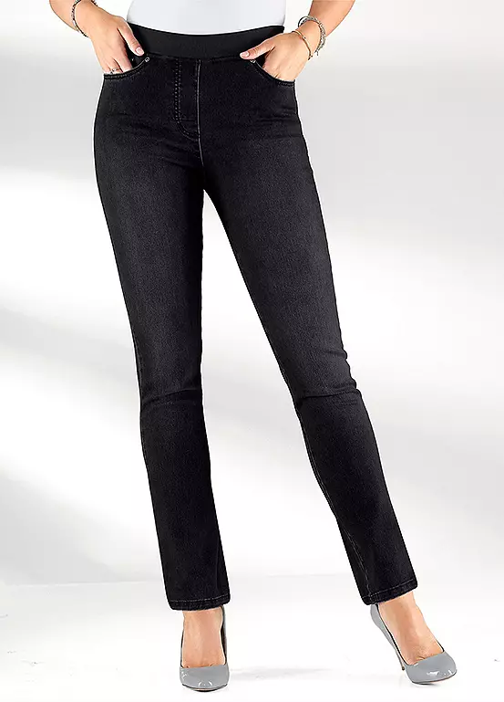Washed Look Stretch Jeans 4 Washed Look Stretch Jeans - Image 4