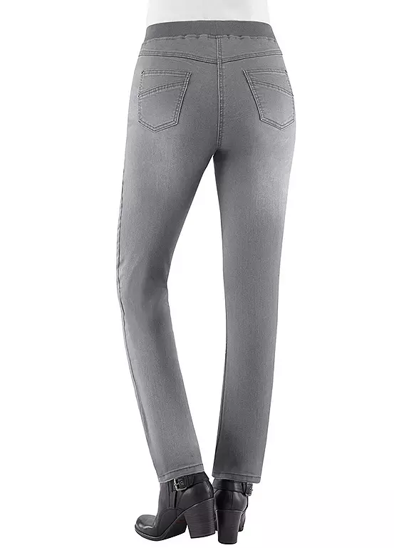 Washed Look Stretch Jeans 14 Washed Look Stretch Jeans - Image 14