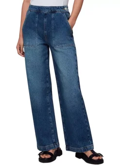 Whistles Authentic Side Zip Jeans