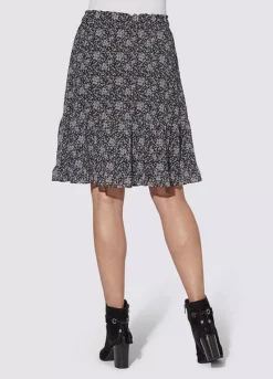 Witt Floral Print Flounce Skirt -Garmonic Sales Store Witt Floral Print Flounce SkirtH61781FRSP W02