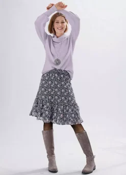 Witt Floral Print Flounce Skirt -Garmonic Sales Store Witt Floral Print Flounce SkirtH61781FRSP W03