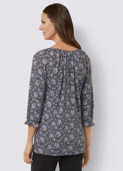 Witt Floral Print Tunic Top -Garmonic Sales Store Witt Floral Print Tunic TopH61822FRSP W01