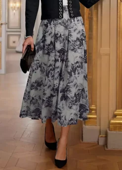 Witt Floral Print Woven Skirt