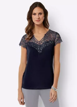 Witt Lace Short Sleeve T-Shirt -Garmonic Sales Store Witt Lace Short Sleeve T ShirtH17263FRSP