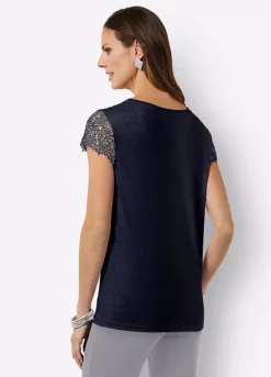 Witt Lace Short Sleeve T-Shirt -Garmonic Sales Store Witt Lace Short Sleeve T ShirtH17263FRSP W01