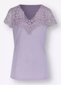 Garmonic Sales Store -Garmonic Sales Store Witt Lace Short Sleeve T ShirtH17553FRSC