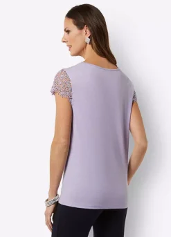 Witt Lace Short Sleeve T-Shirt -Garmonic Sales Store Witt Lace Short Sleeve T ShirtH17553FRSP W02