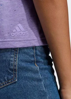 Adidas Performance Future Icons Short Sleeve Cropped T-Shirt -Garmonic Sales Store adidas Performance Future Icons Short Sleeve Cropped T Shirt12494530FRSP W03